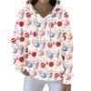 Christmas Hoodies For Women Funny Cute Printed Holiday Sweatshirt Winter Oversized Pullover Tops