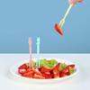50 Pcs Mini Kids Food Fruit Picks Forks Lunch Box Accessory Decor Tool