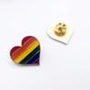 Geometric Arc Colorful Rainbow Stripe Creative Brooch for Women Brooches Pin Badges Alloy Backpack Icons Girls Jewelry Gift