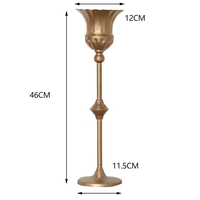 European Retro Candlestick Vase Nordic Ornament Dining Table Romantic Candlelight Dinner Shooting Props Western Party
