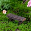 3Pcs/Set Resin Retro Bench Model Figurines Micro Garden Decoration Ornaments Terrariums DIY Accessories