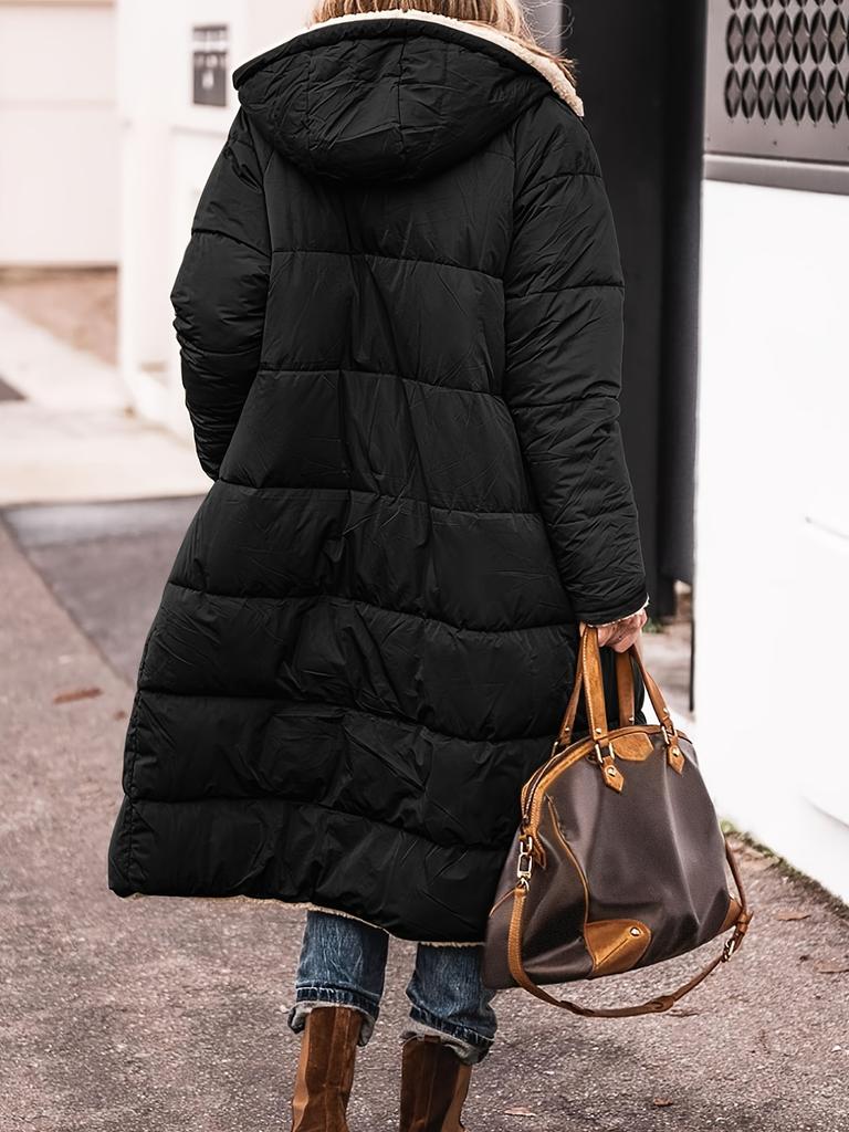 Elegant Long Thick Coat Winter Warm Coat