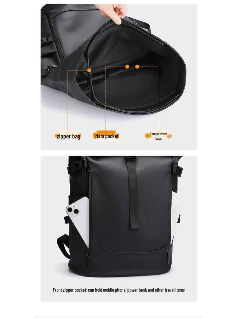 2025 Men's Stylish Travel Business Laptop Backpack - Large Capacity & High Quality