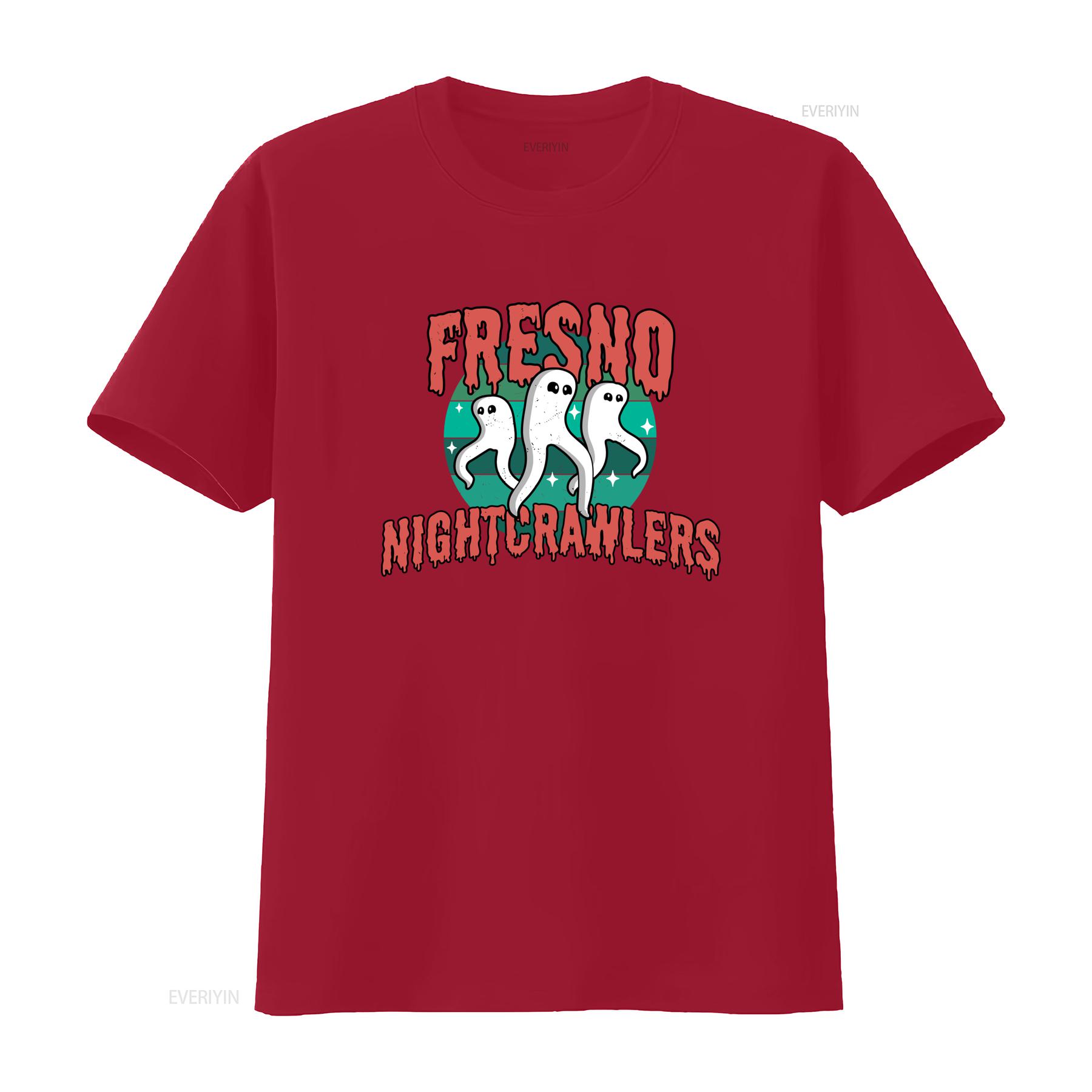 Fresno Nightcrawlers Cryptid T Shirt California Night Crawler Cryptozoology Cute Ghost Design Halloween Style vintage Washed S
