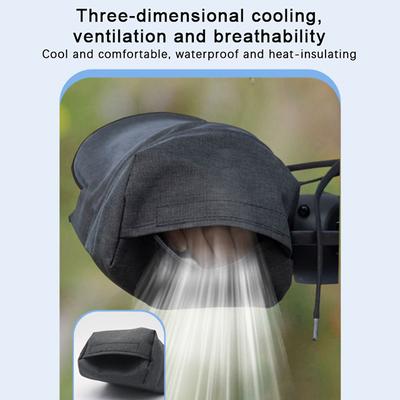 Motorcycle Scooter Handlebar Gloves Protect Summer Breathable Windproof Motorcycle Gloves Sunscreen Modified Decor Mitten