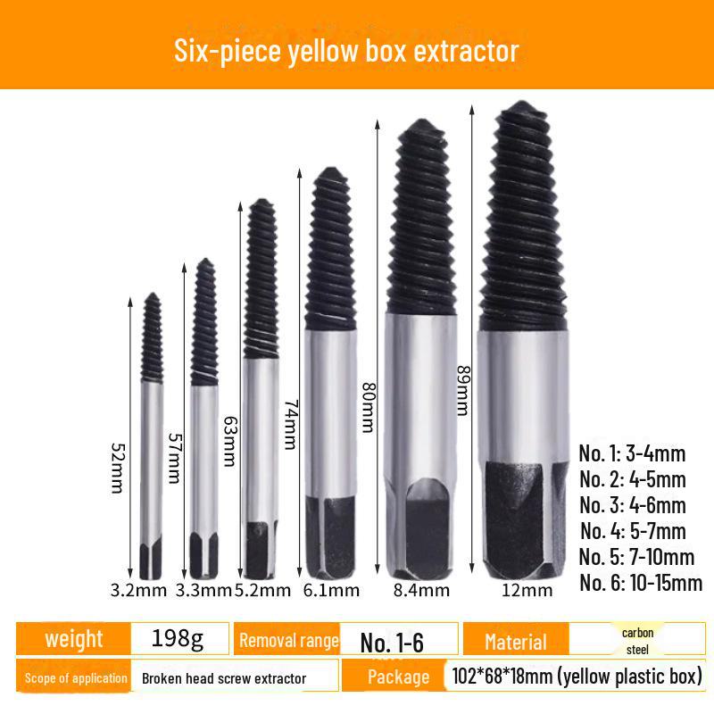 Hex Handle Broken Screw & Wire Extractor Tool