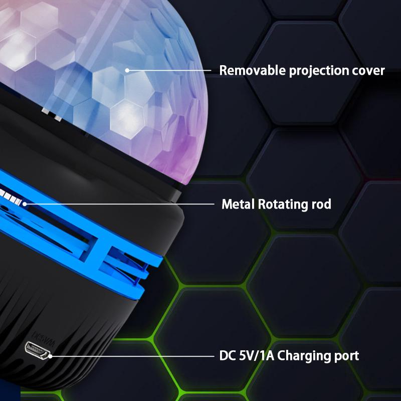 Led Aurora Starry Projection Lamp Water Ripple Disco Light Romantic Atmosphere For All Seasons