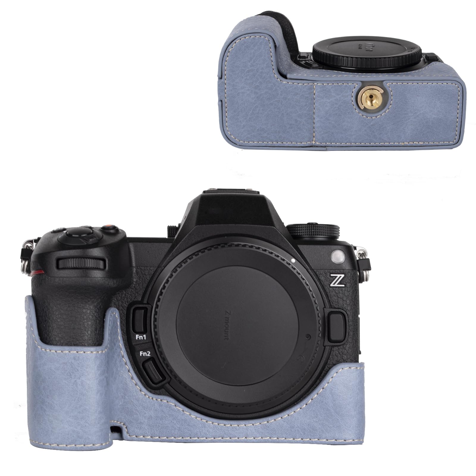 

VOVMOEYA Half Case for Nikon Z6III Mirrorless Dedicated Body Case for Nikon Z6III Half Cover for Nikon Z6III Camera Half Base Case with Screw Hole and
