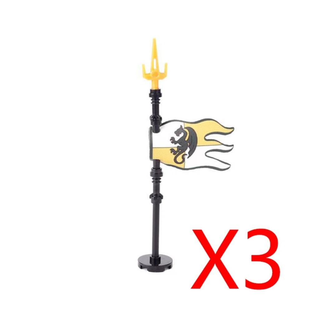 MOC Blocuri de Construcții Militare Figurine Soldați Medievali Accesorii Arme Leu Roșu Vultur Negru Cavaler Armură Scut Mini Cărămizi