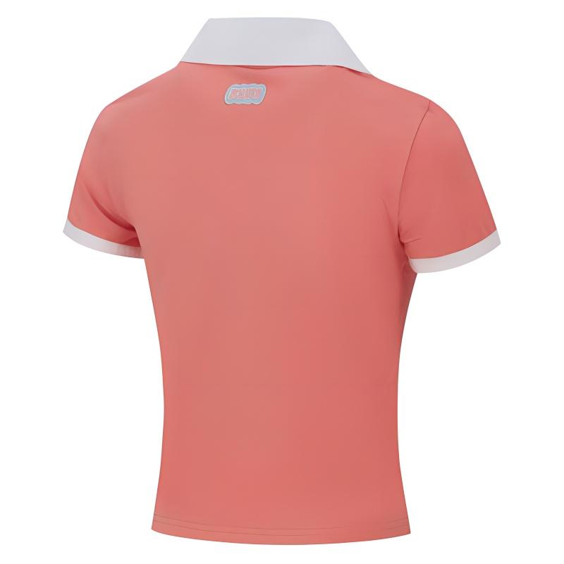 Puma Comfortable Casual Sports Short Sleeve Breathable T-Shirt Women Tops Pink 633121-89