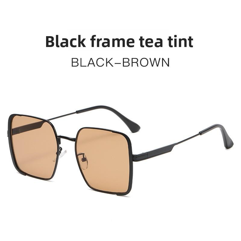 Sun Glasses Women Men Fashion Square Frame Uv400 Sunglasses For Travel And Beach