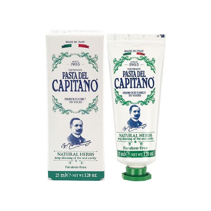 

Pasta del Capitano 1905 Premium Herbal Toothpaste 25ml [Mini Size]