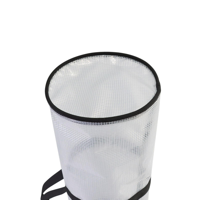 Christmas Wrapping Paper Storage Container Clear Gift Wrapping Paper Holder Bag for Easy Carrying