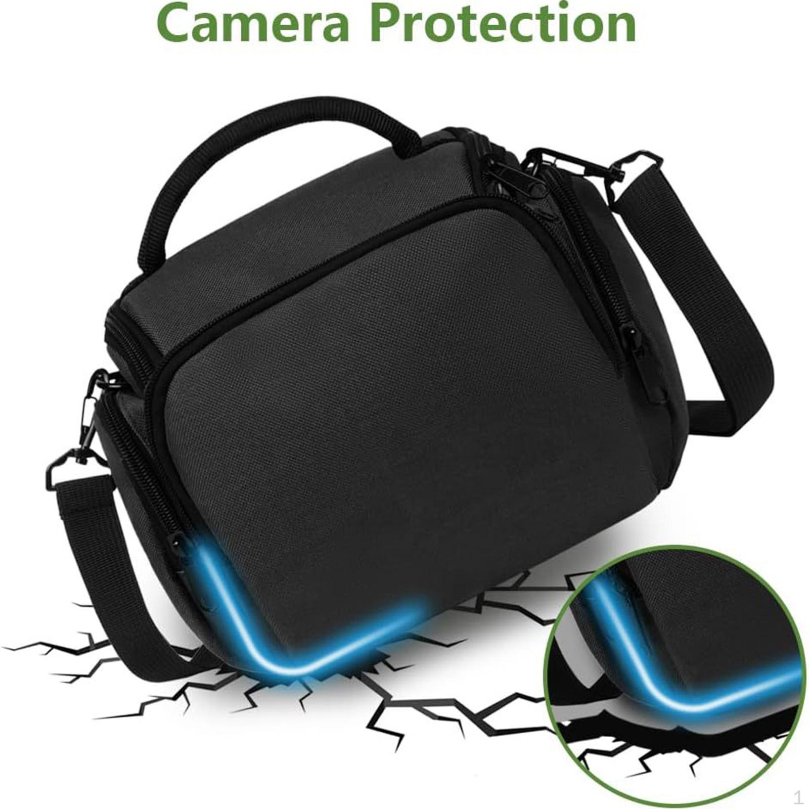 

DSLR Camera Bag Crossbody Protection Gift Rainproof Photography Enthusiast Storage Multiple