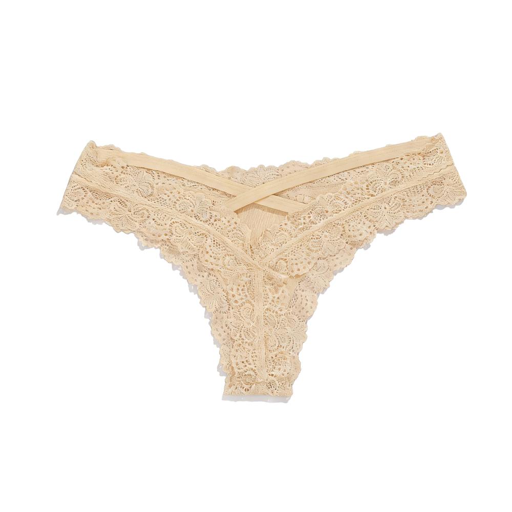Low Waist Underwear Women Hollow Lace Thong Sweet Lady Panties  Gifts