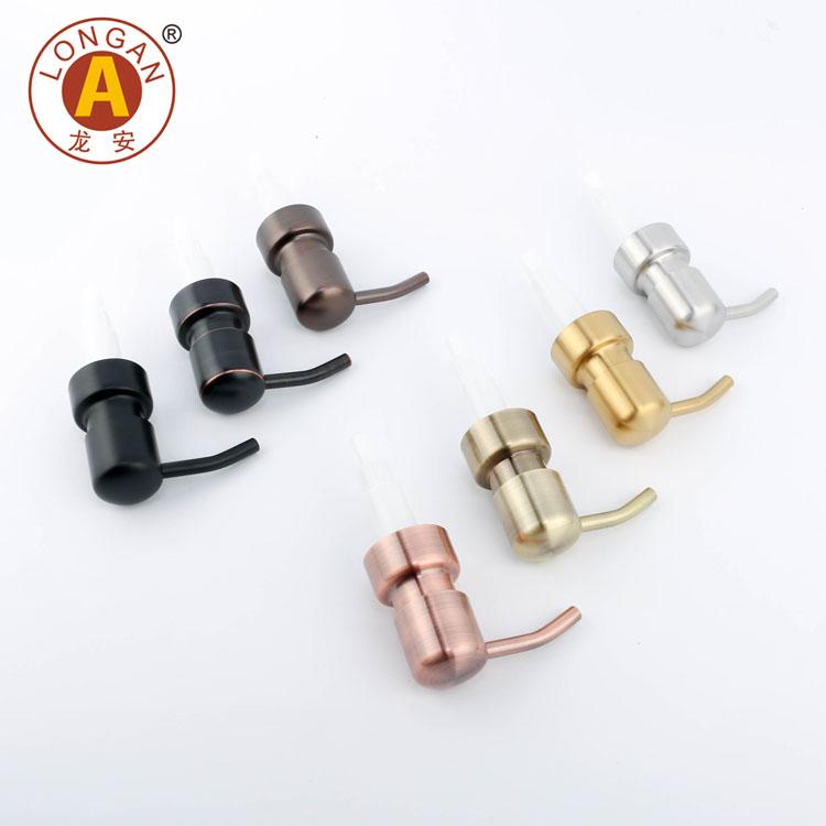 Fast Delivery Shampoo Pump 28/410 Matte Gold Stainless Steel Hand Lotion Pump Head Black of Soap Dispenser at Good Price