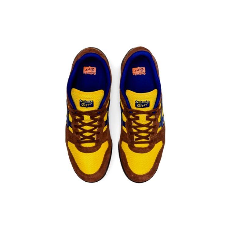Onitsuka Tiger Unisex Horizonia Brown Yellow Blue Retro Jogging Sneakers 1183A206-751