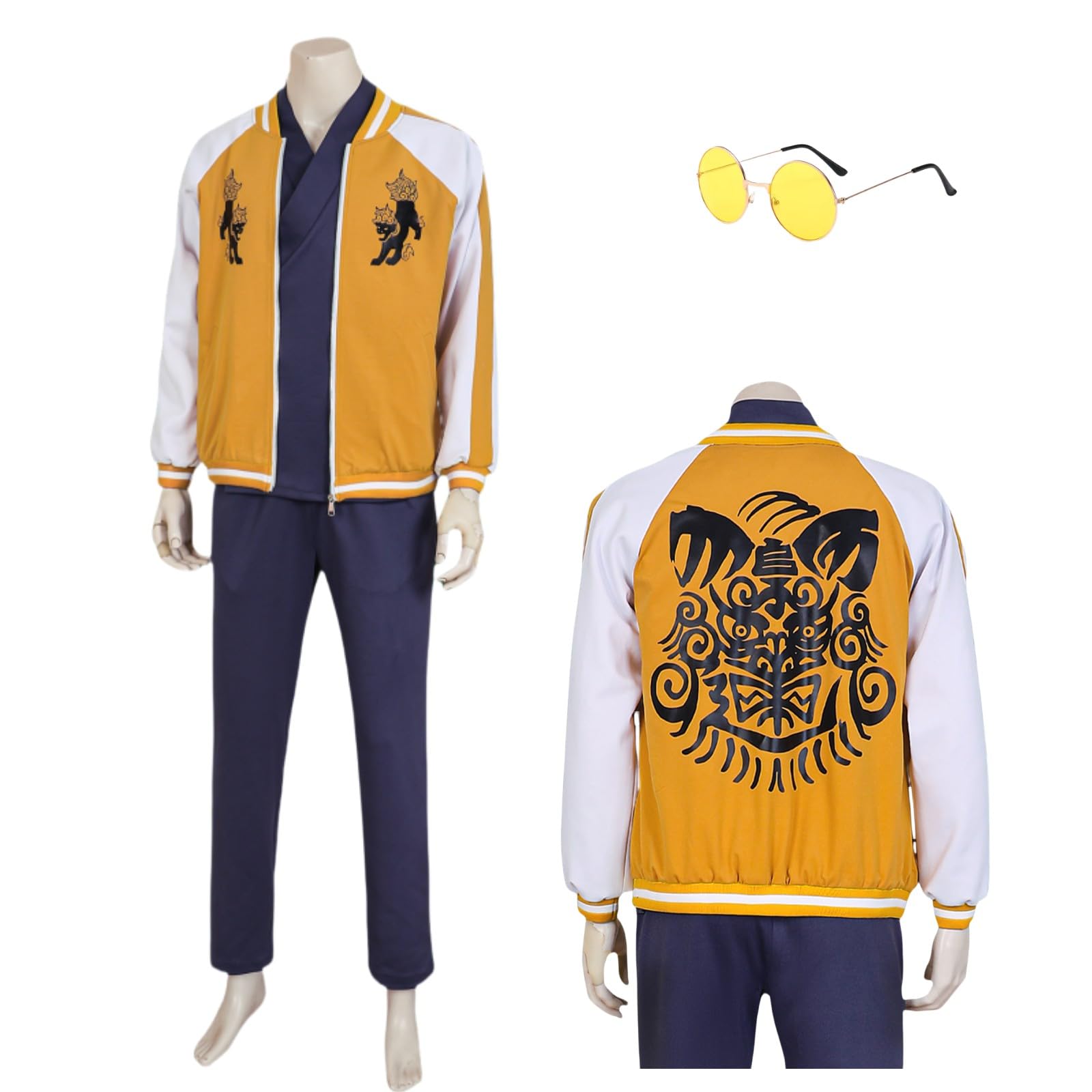 

Usamiyama Choji Togamejo Cosplay Costume Set with Lion Head Group President and Vice President Suitable for Stage Cultural and School Festivals Size