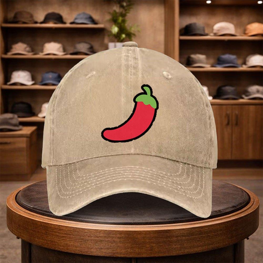 Unisexs Chili Baseball Cap Outdoor Fashion Adjustable Casual Hat Urban Style Lightweight Fashion Visor AllSeason Outdoor Lei