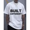 European Size Men'S Loose T-Shirt | Unique Casual Wear, Soft and Breathable, Casual Sports Shirt, All Sizes Available, Urban Fashion, Crew Neck