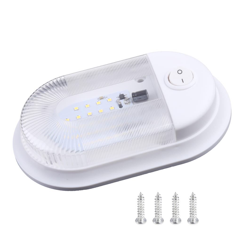 Single/Dual LED Dome Light with Seperate Switch 10-24V Ceiling Lamp RV Interior Equipment RV Interior Lighting