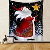Beach Blanket Living Room Decoration Bedroom Background Cloth Santa Red Riding Hood Gnome Cute Tapestry Wall Hanging