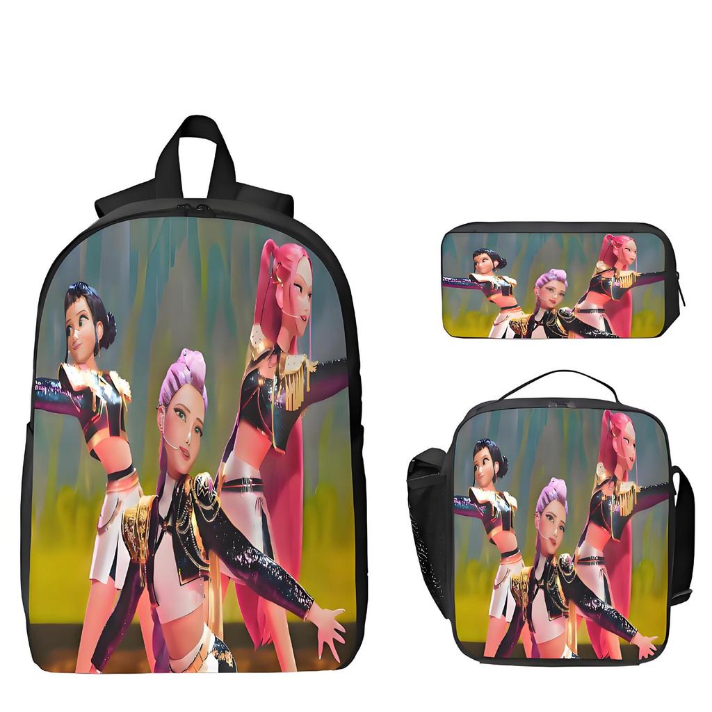 Cartoon Printing Casual Shoulder Bag Junior High School Students Large Capacity Backpacks