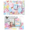 100Sheets Tearable Notepads Note Memo Paper Sheets Scrapbooking Decorative Paper for Daily Reminders and Journaling