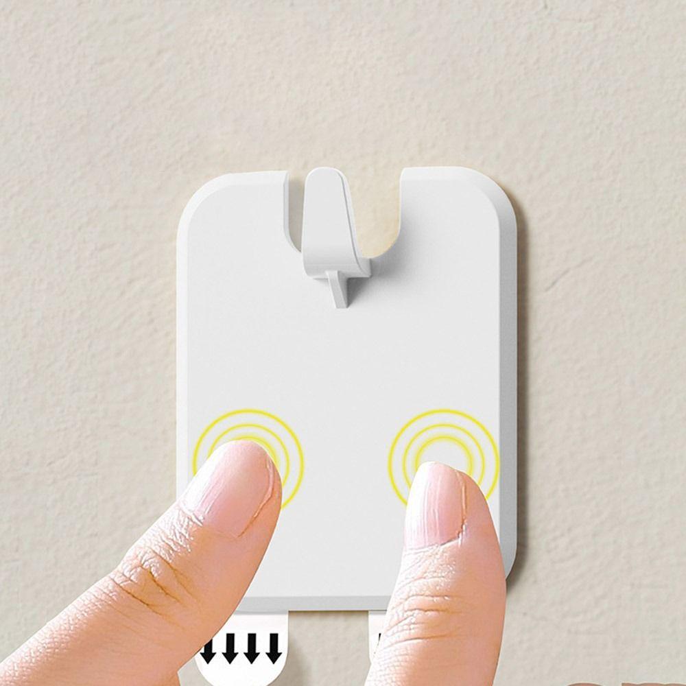 5Pcs Durable Self Adhesive Photo Frame Hook Waterproof Strong Storage Hanger Bathroom Hook Home & Living