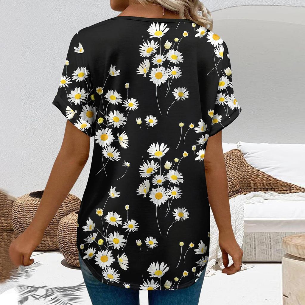 T Shirts Short Sleeve V Neck Tees Womens Fashion Tops Trendy Lightweight Soft Casual Summer Outfits