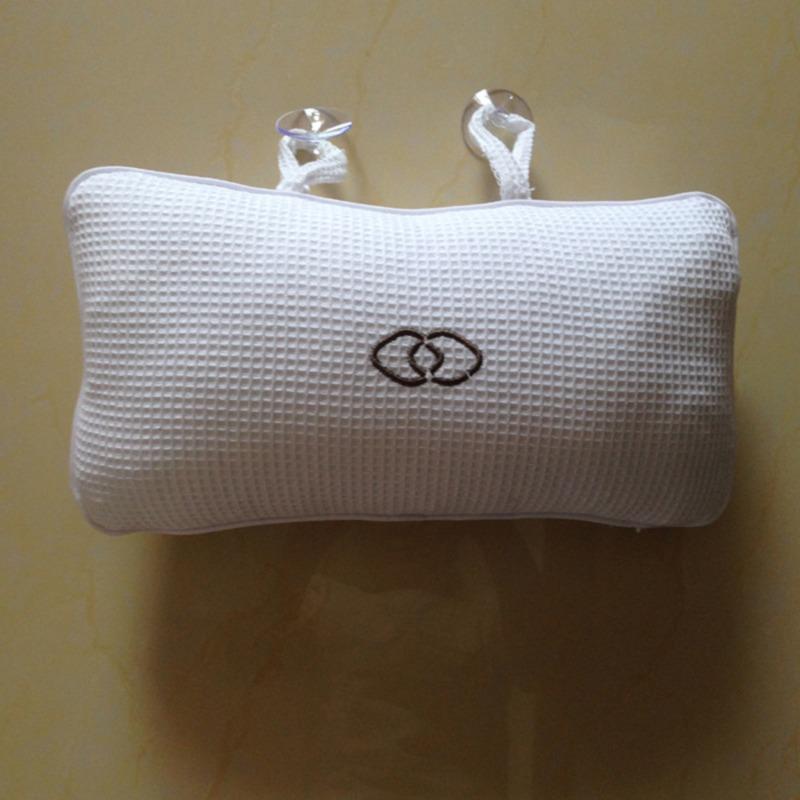 Luxury Spa Bath Pillow With Suction Cups Soft Neck Head Back Support Bathtub Cushion Hot Tub Relaxing Accessories