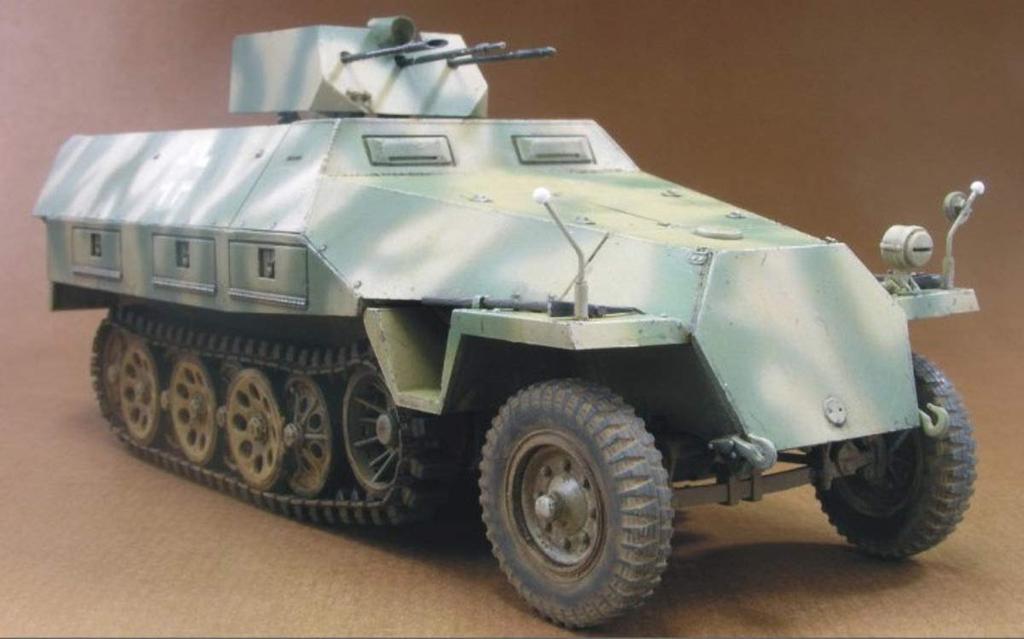 AFV Club 1/35 Sd.kfz.251/21 Durring Anti-Aircraft Combat Vehicle Plastic Model