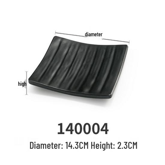 Melamine Plate: Imitation Porcelain Dinner & Snack Plate for Restaurants & Bars