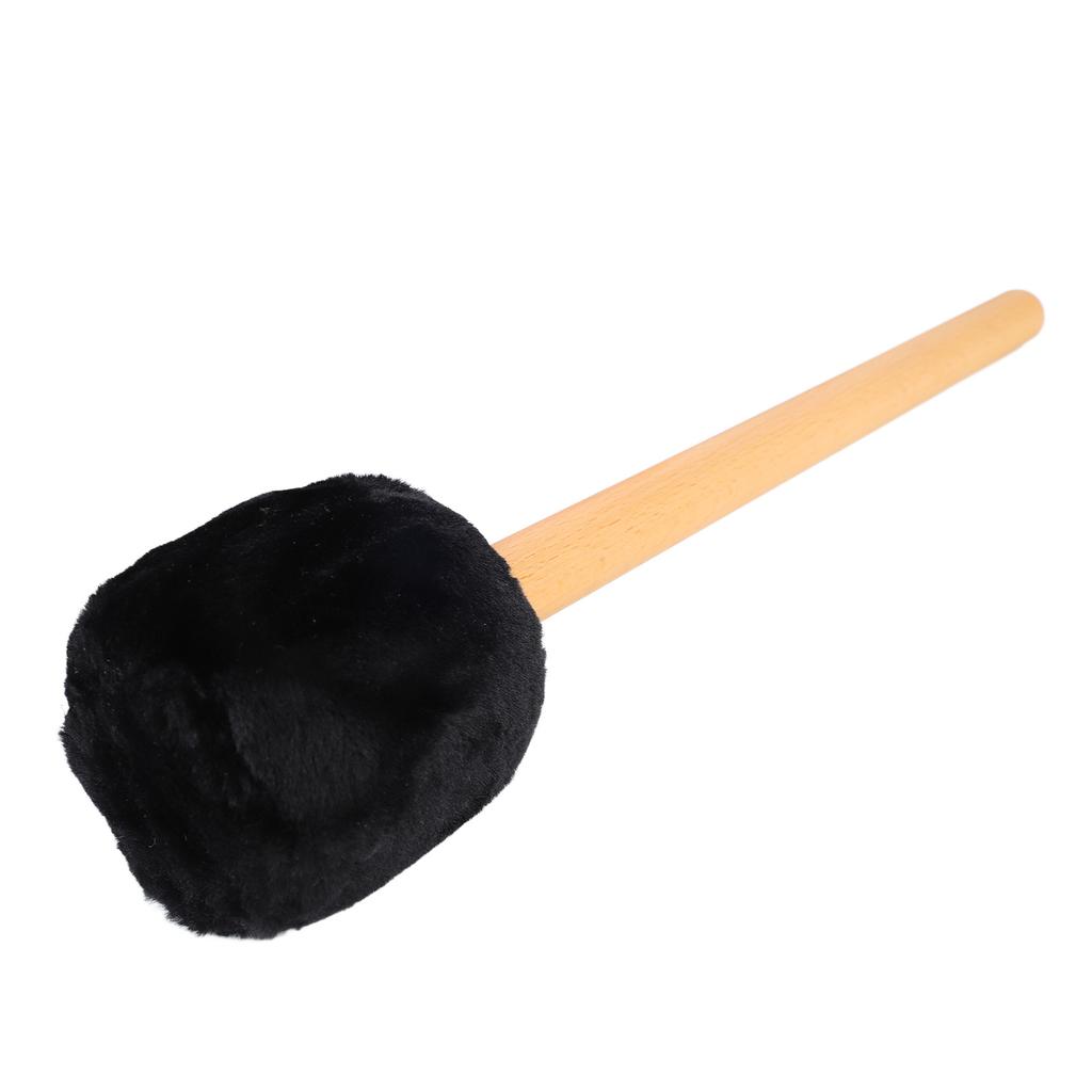 Drum Mallet Soft Felt Head Drumstick with Long Handle for Xylophone Timpani Beater Black