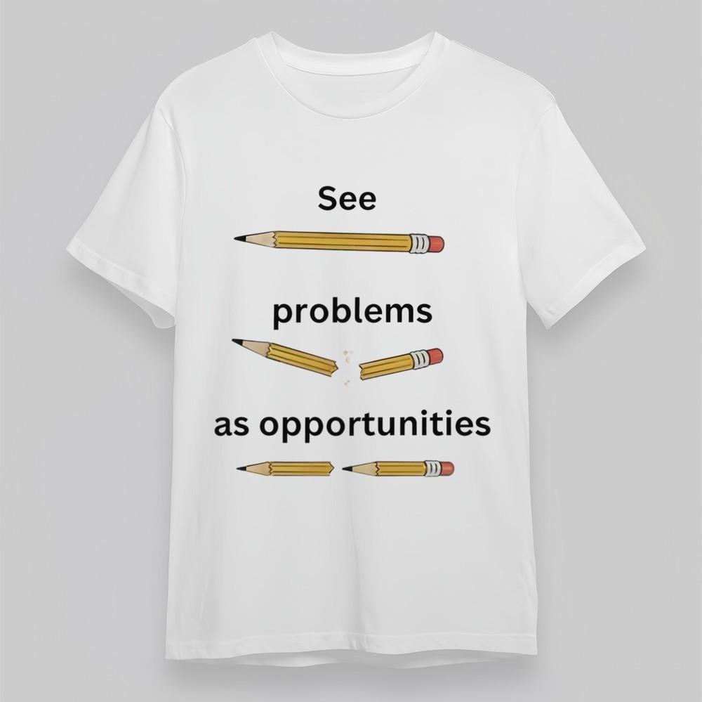 

Women s Oversize T-Shirt Growth Mindset Pencil Art Motivational Cotton Tee USA XL