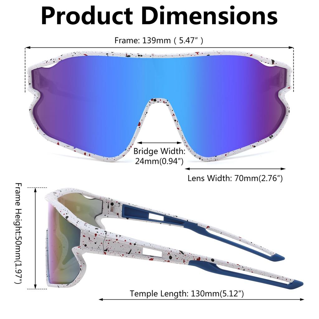 FEISEDY UV400 for Boys and Perfect for and B4064 Kids' Sunglasses, Protection, Unisex, Girls, Cycling, Baseball, Tennis, Bass, Fishing, Hiking,