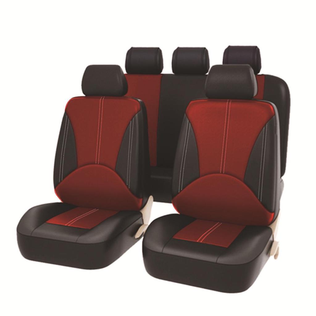 Premium PU Leather Cross-Border Patchwork Seat Cover: Durable, Soft, Comfortable, and Breathable Luxury Car Accessory