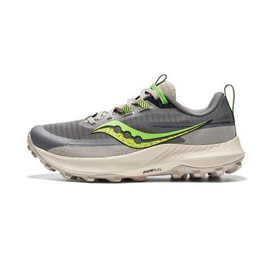 Peregrine 13 Halcón Peregrino 13 Antideslizantes Y Transpirables Caña Baja Zapatillas de Trail Running para Mujer Gris Verde Saucony S10838-75