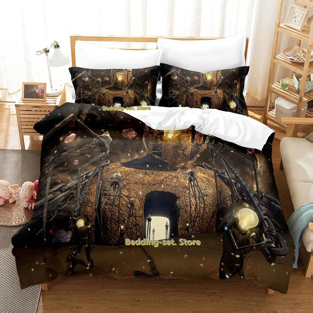 Ny Sci Fi Robot Sängklädesset Enkel Twin Full Queen King Size Sängset Vuxen Barn Sovrum Påslakanset Anime parure de lit Säng