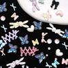 Colorful Nail Accessories Resin Nail Rhinestones for Manicure DIY Crafts Jewelry Bows Butterfly Heart Nail Art Charms