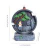1pc, Resin Handicraft Landscape Home Ornaments Waterfall Backflow Incense Burner(Without Incense Cones)