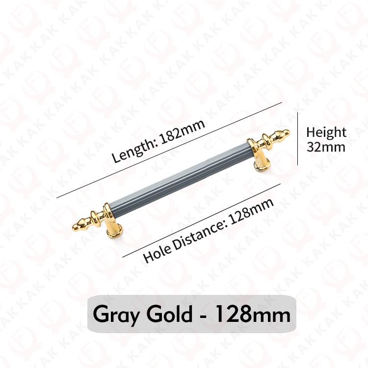 KAK Europäischer Stil Möbelgriff Gold Küchenschrankgriffe Aluminiumlegierung Schwarze Schubladengriffe Türgriffe Möbelbeschläge