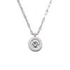 European & American INS Zircon Clavicle Chain: Versatile Diamond-Inlaid Roman Numeral Pendant Necklace