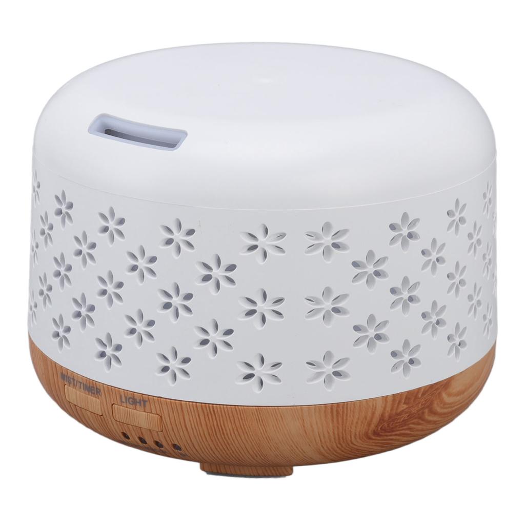 Wood Grain Humidifier 300ml Aromatherapy Diffuser with Auto Off 7 LED Color Lights 100?240V EU Plug