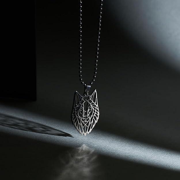 Anti Tarnish Stainless Steel Wild Majesty Locket Neck Chain for Men | Stylish Pendant Necklace | Jewellery Accessories for Boys |