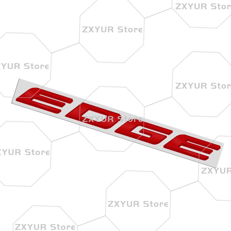 Metal For Ford Edge Emblem Car Rear End Sticker Letter Badge Decal Body Trunk Decor Accessories Styling
