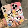 Mickey Minnie Cartoon Avatar Apple 16 Mobile Phone Case iPhone17promax Skin Feeling 14 Matte 13 Applicable 15