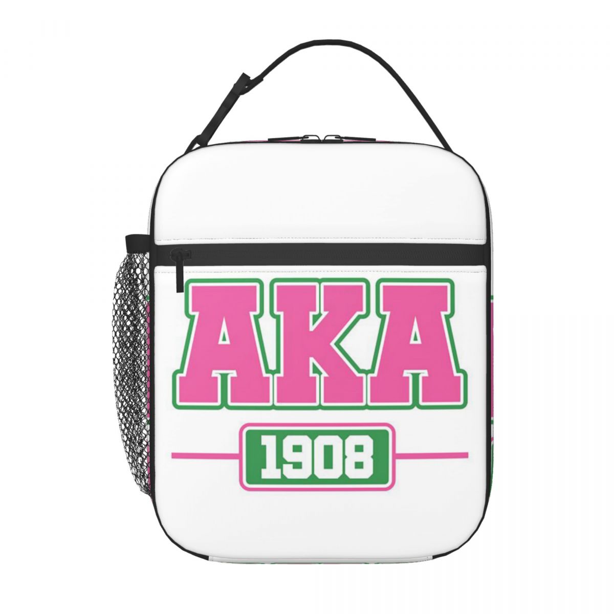 AKA Sorority Insulated Lunch Bag for Women Children Portable Food Boxes Thermal Lunch Box Tote One Size