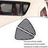 Rear Side Window Louvers Air Ven Trim Accessories Compatible with Kia Soul 2009-2024 Automotive Rear Window Triangular Glass Decorative Cover
