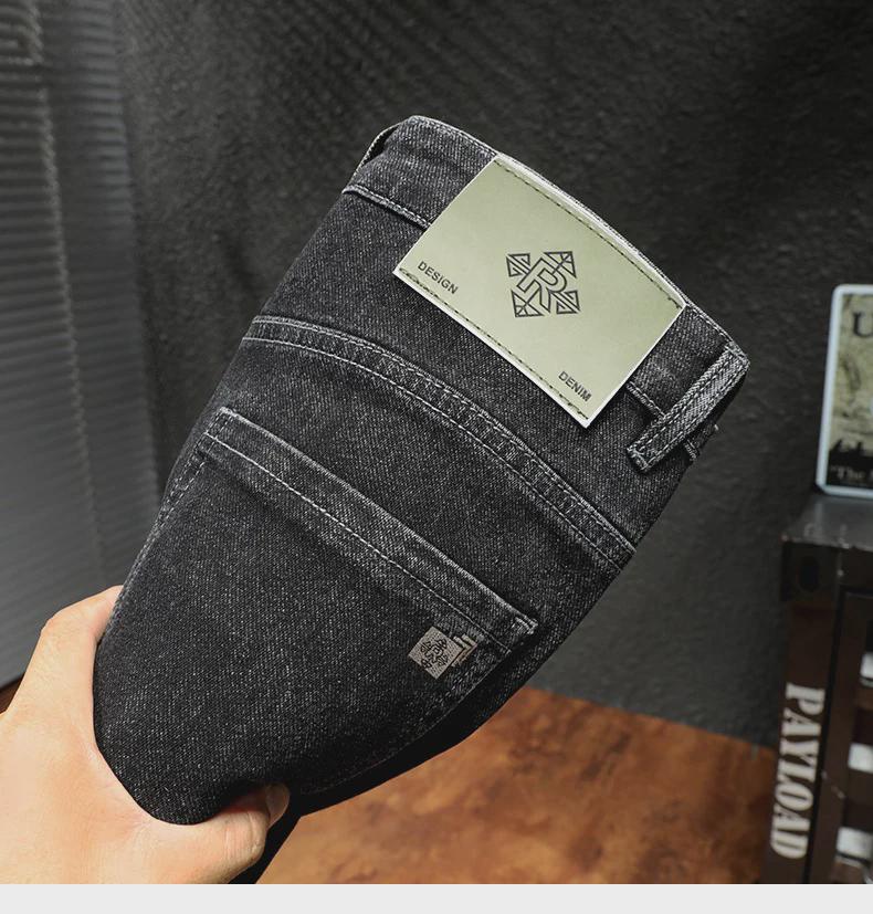 2024 Pánské úzké rovné vyšívané džíny - Lehká luxusní podzimní/zimní kolekce